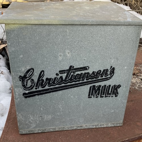 Rare christiansen milk box - rare,