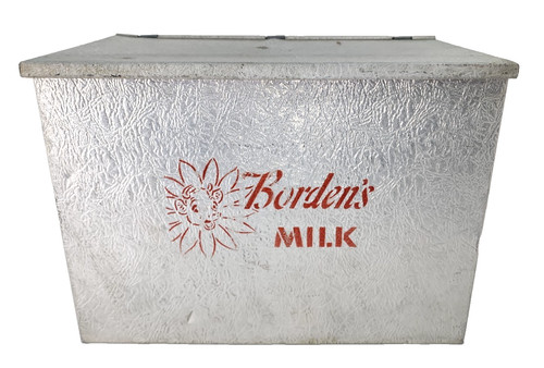 Vintage borden metal milk - borden’s,