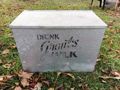 Vintage galvanized metal front - vintage,